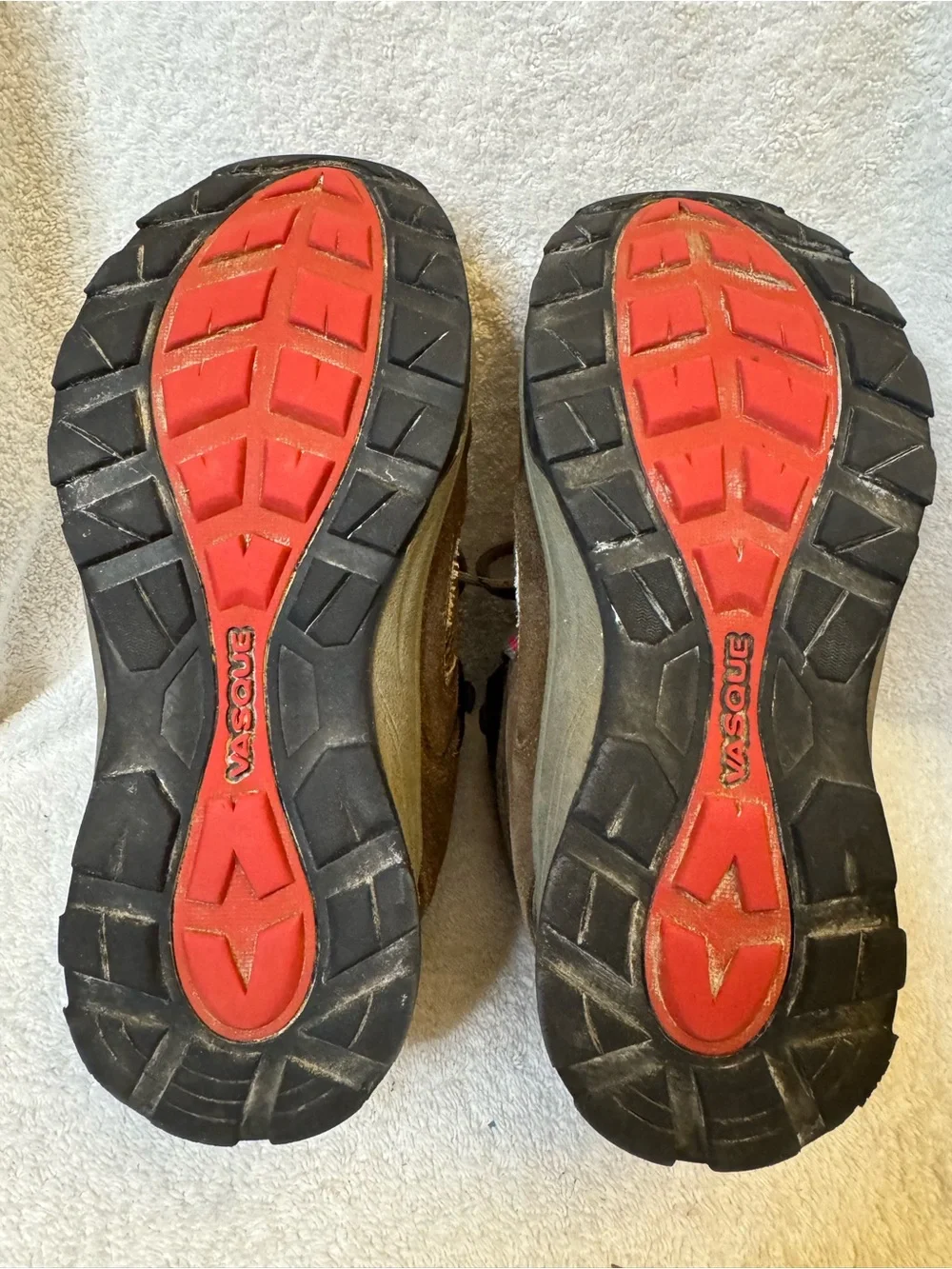 Vasque Breeze III UltraDry Kids Waterproof Hiking Boots Brown Red Size Youth 5